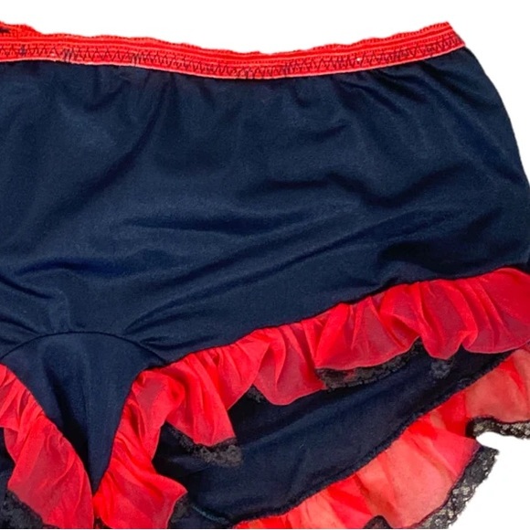 Lingerie Shorts 70s Shorts Hot Pants High Waist Shorts High Rise Hotpants - Picture 6 of 7